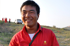 放線組組長李正生