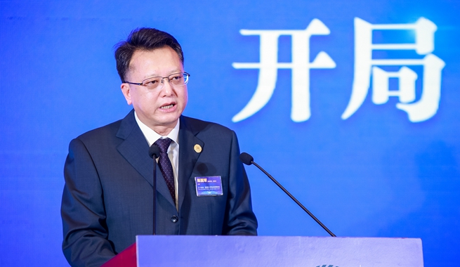 上海證券報(bào)社黨委書記、董事長(zhǎng)陳國軍致辭