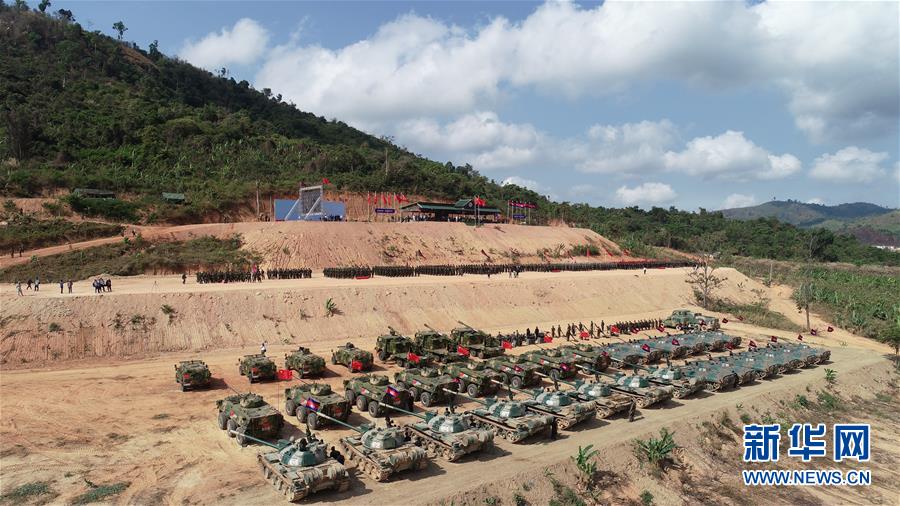 （國際·圖文互動(dòng)）（2）“金龍-2020”中柬兩軍聯(lián)合訓(xùn)練在柬埔寨開訓(xùn)