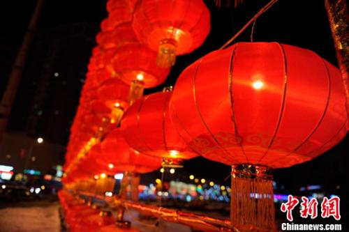 資料圖：紅燈籠。宋文佳 攝