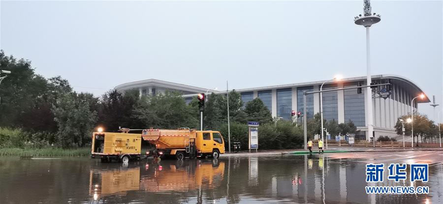 （防汛抗洪·圖文互動）（1）天津：全力以赴，不讓“城市看海”再現