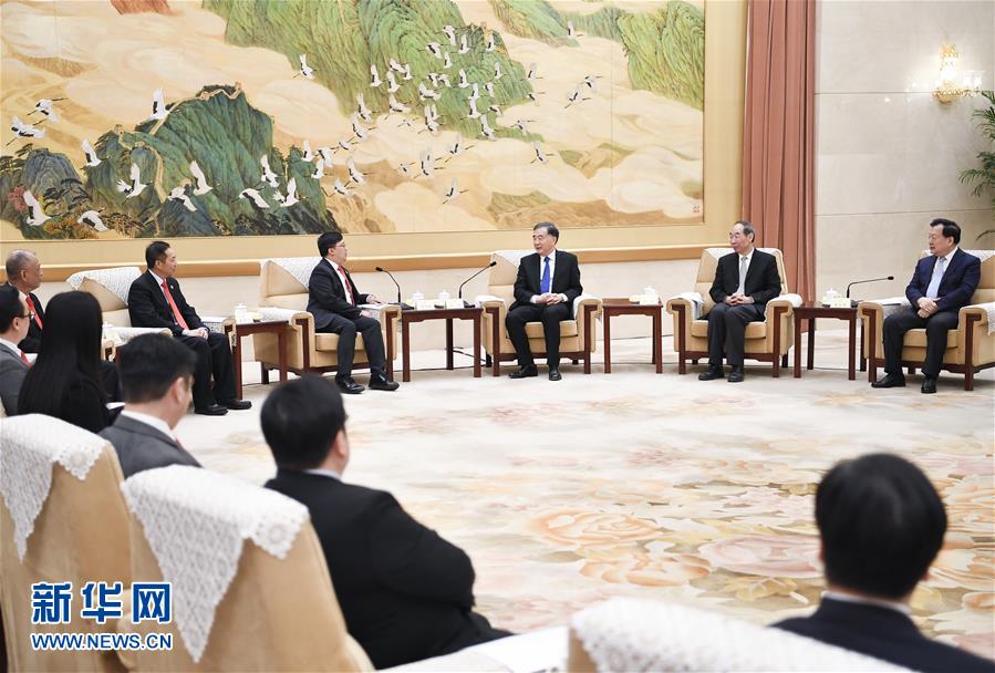 （時(shí)政）汪洋會(huì)見澳區(qū)省級政協(xié)委員聯(lián)誼會(huì)訪京團(tuán)