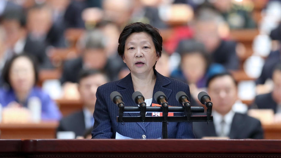 全國政協人口資源環境委員會副主任，九三學社中央副主席 印紅