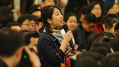 財新網、財新周刊記者提問