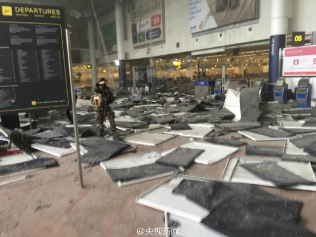 比利時布魯塞爾機(jī)場發(fā)生爆炸